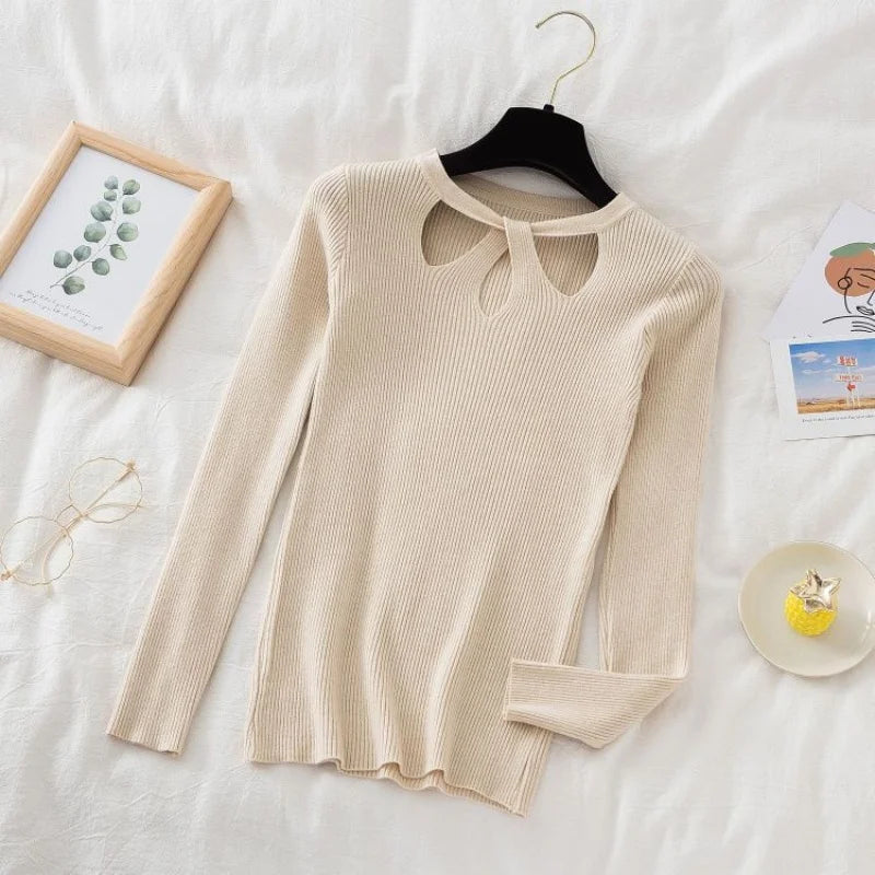 Hollow Out Sexy Women Sweater