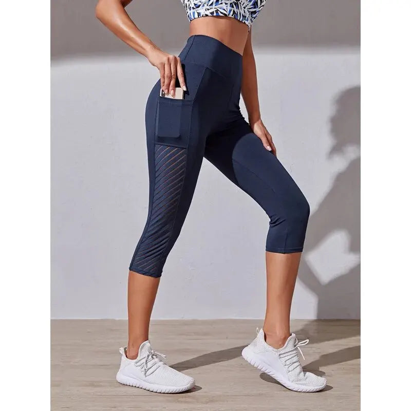 Fitness Running Crop Pants
