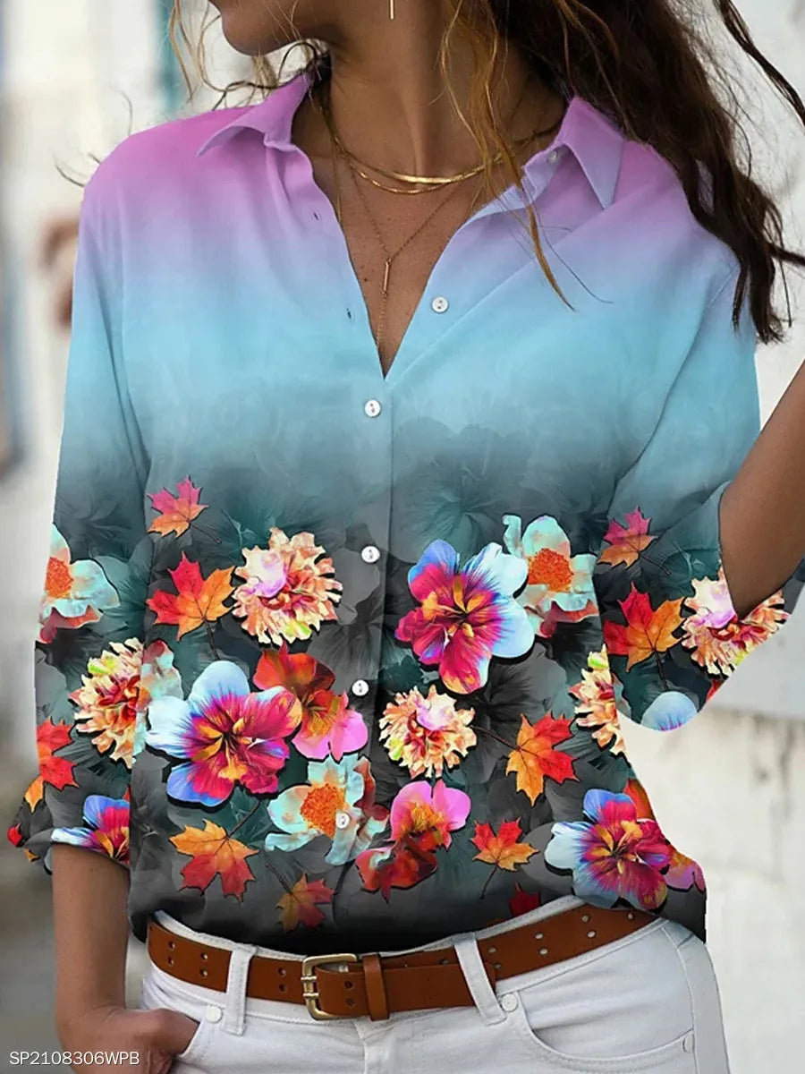 Fashion women long-sleeved shirt
