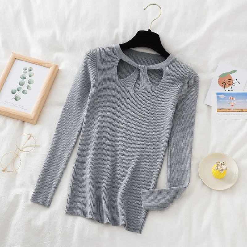 Hollow Out Sexy Women Sweater