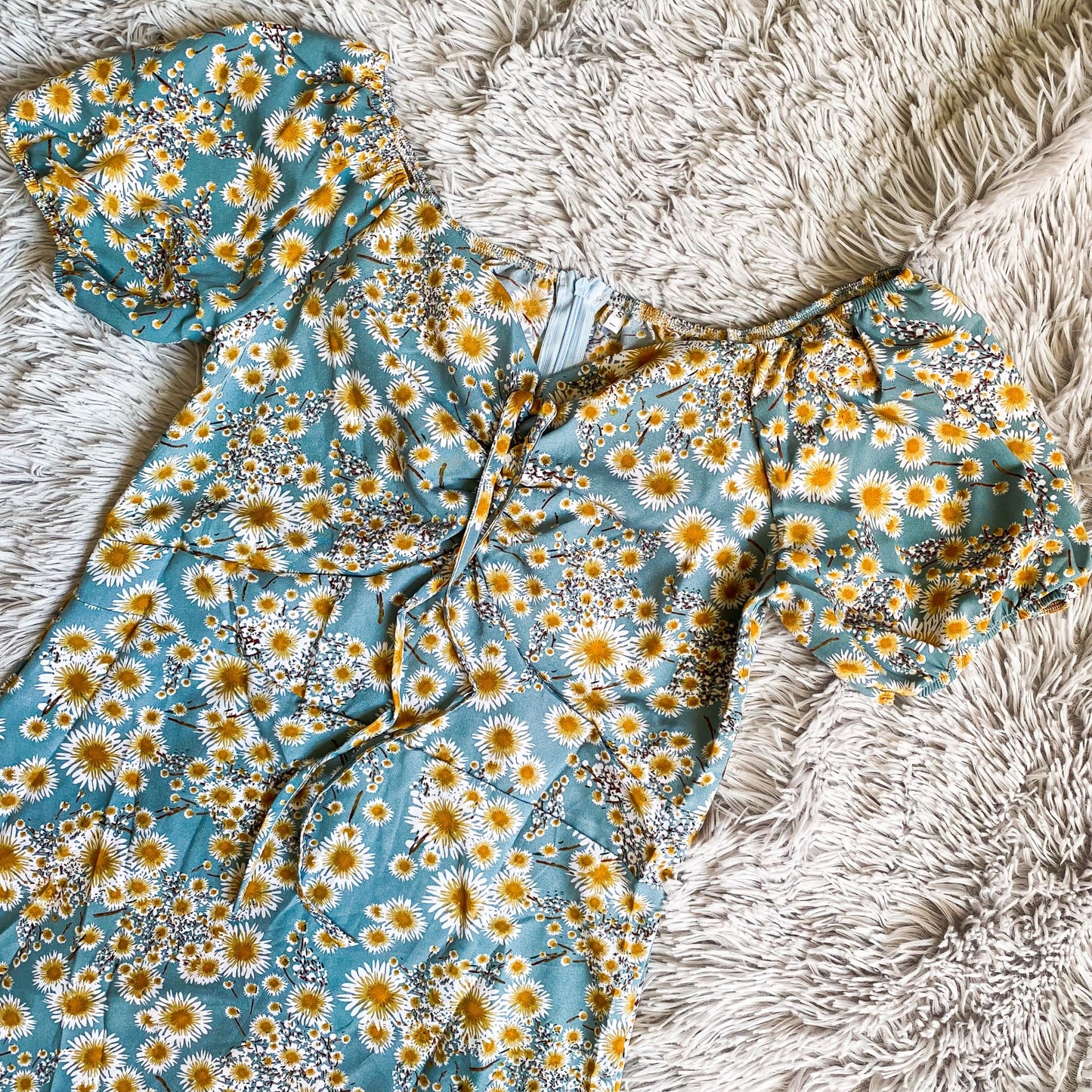 Floral Chiffon Mini Dresses