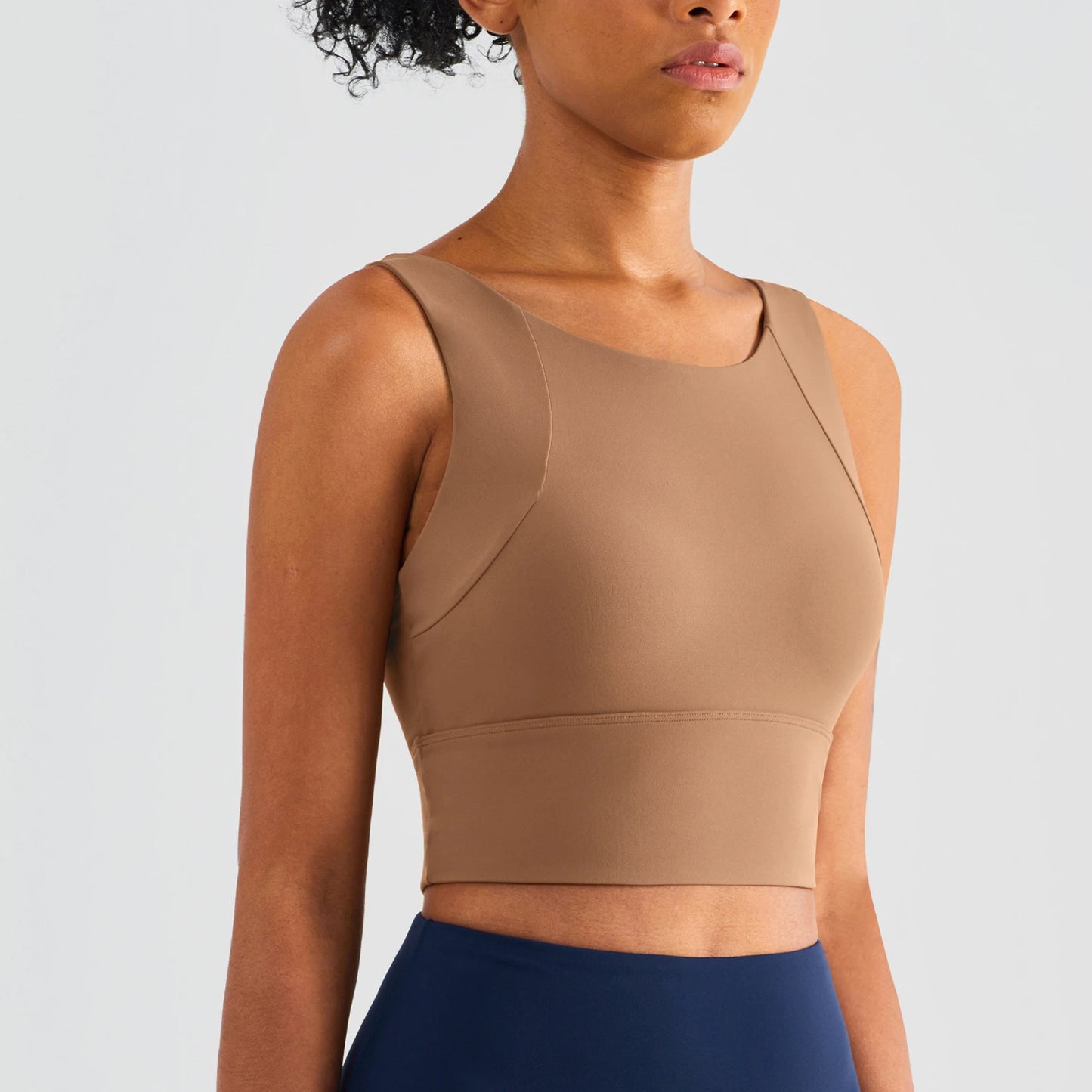 Nylon Sexy Women's Sports Bra Top