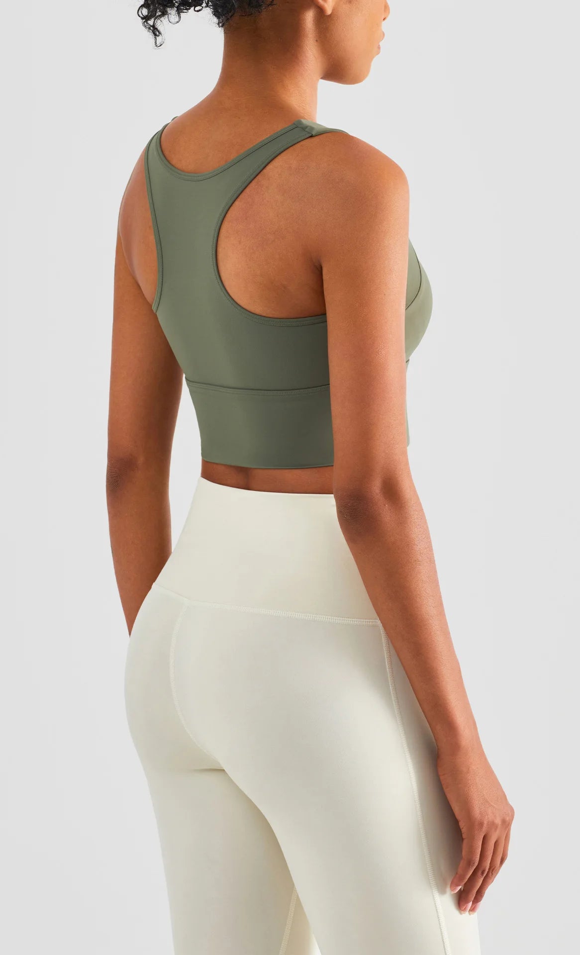 Nylon Sexy Women's Sports Bra Top