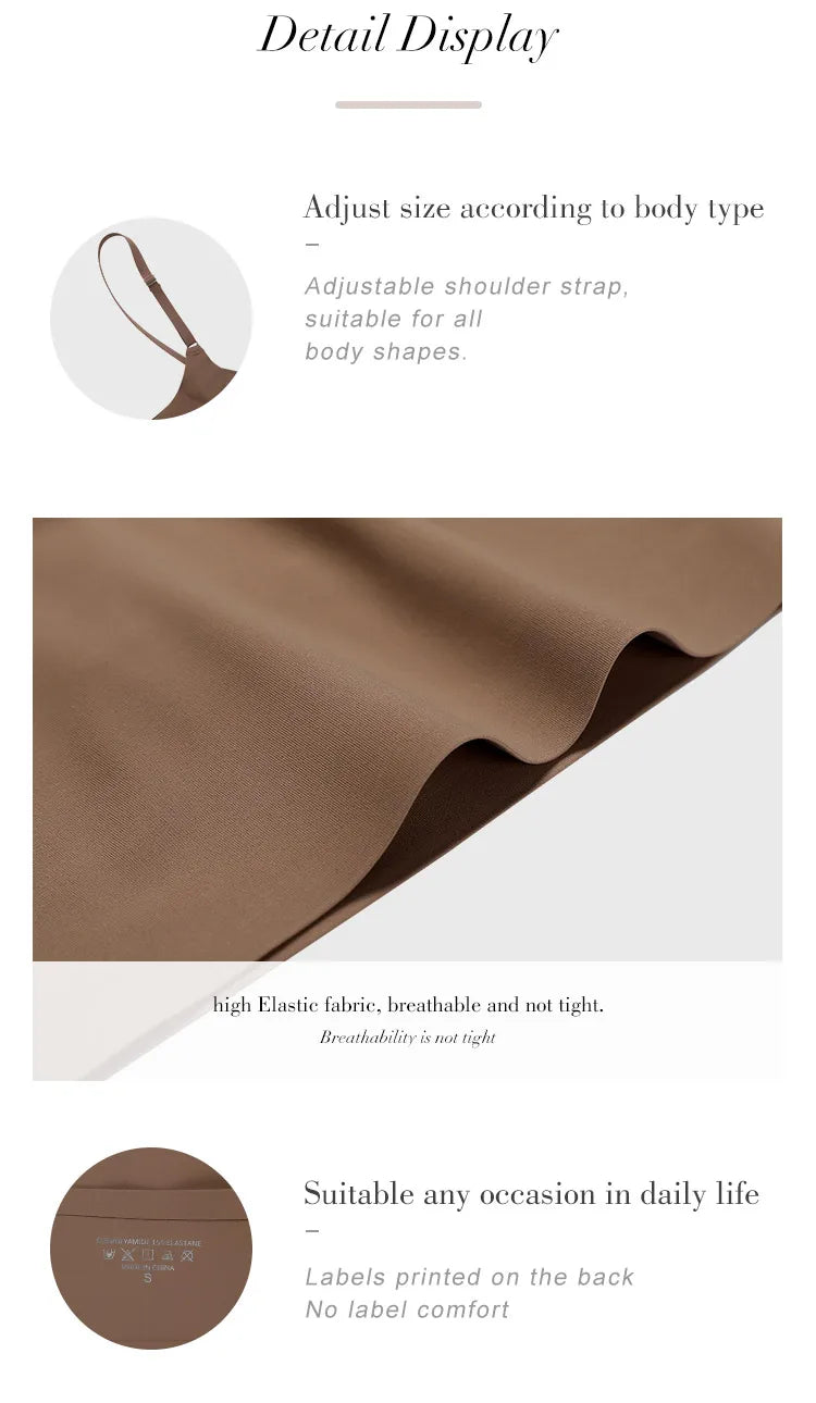 Ice Silk Seamless  Underwear Set