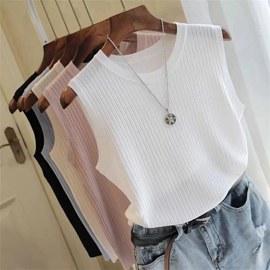 Sleeveless Blouse Tops