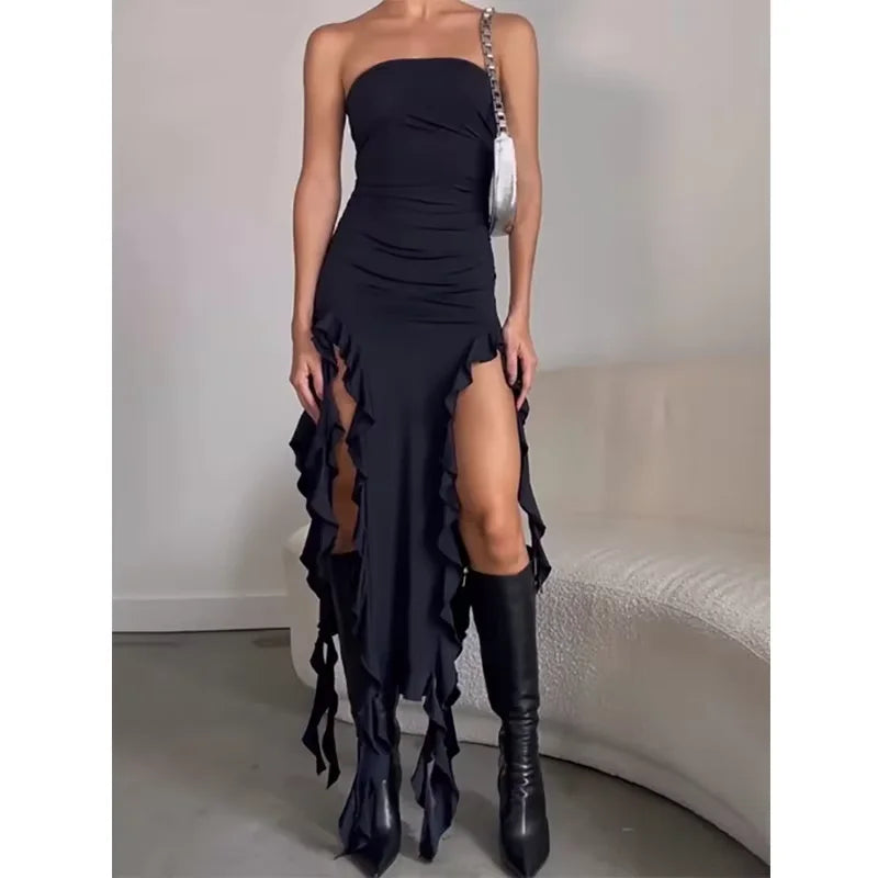 Sexy Hot Girl One-shoulder Jellyfish Style Dress
