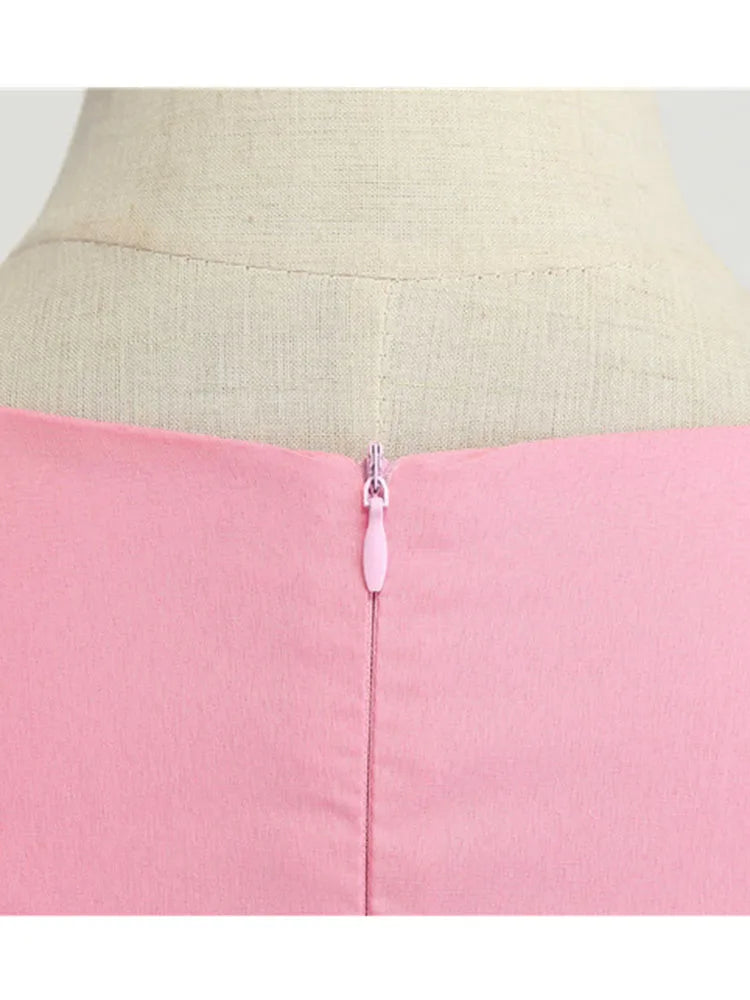 V Neck Vintage Robe Elegant  Mini Dresses