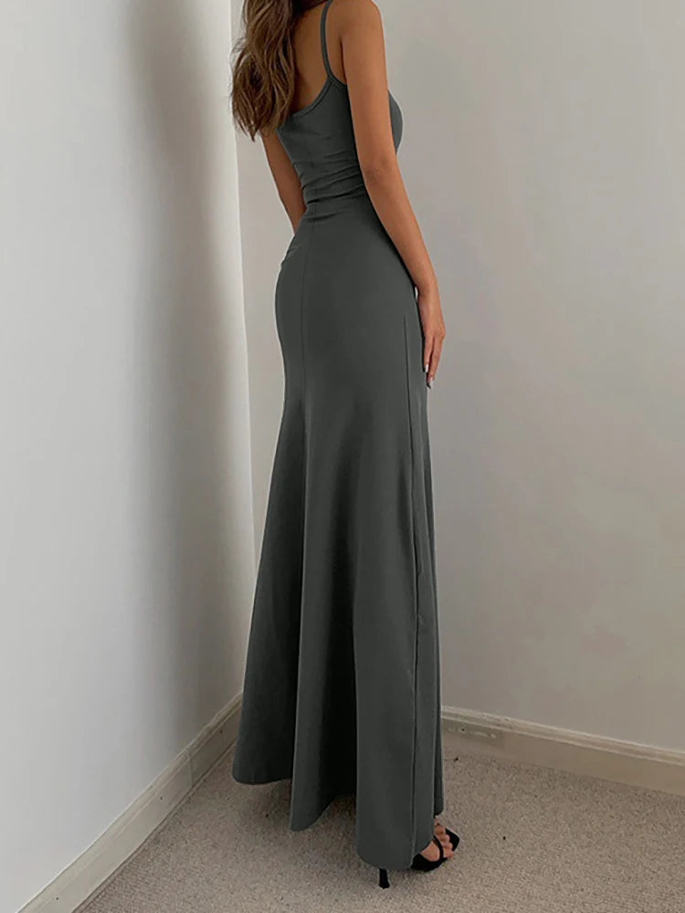 Backless Slim Waisted Sexy long Dresses