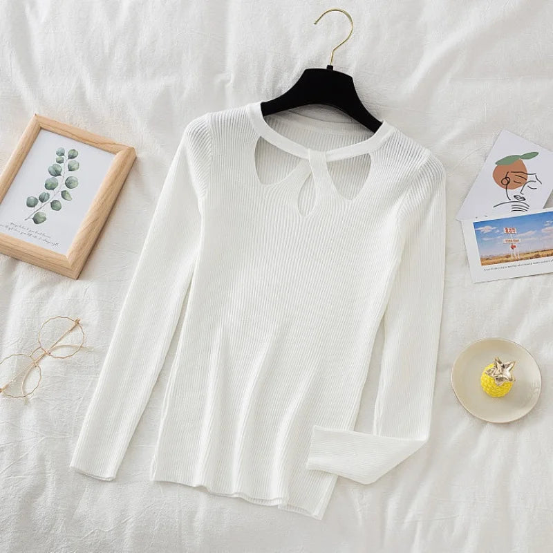 Hollow Out Sexy Women Sweater