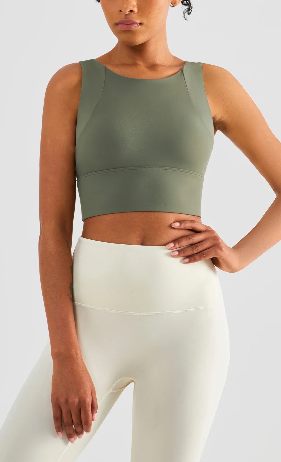 Nylon Sexy Women's Sports Bra Top