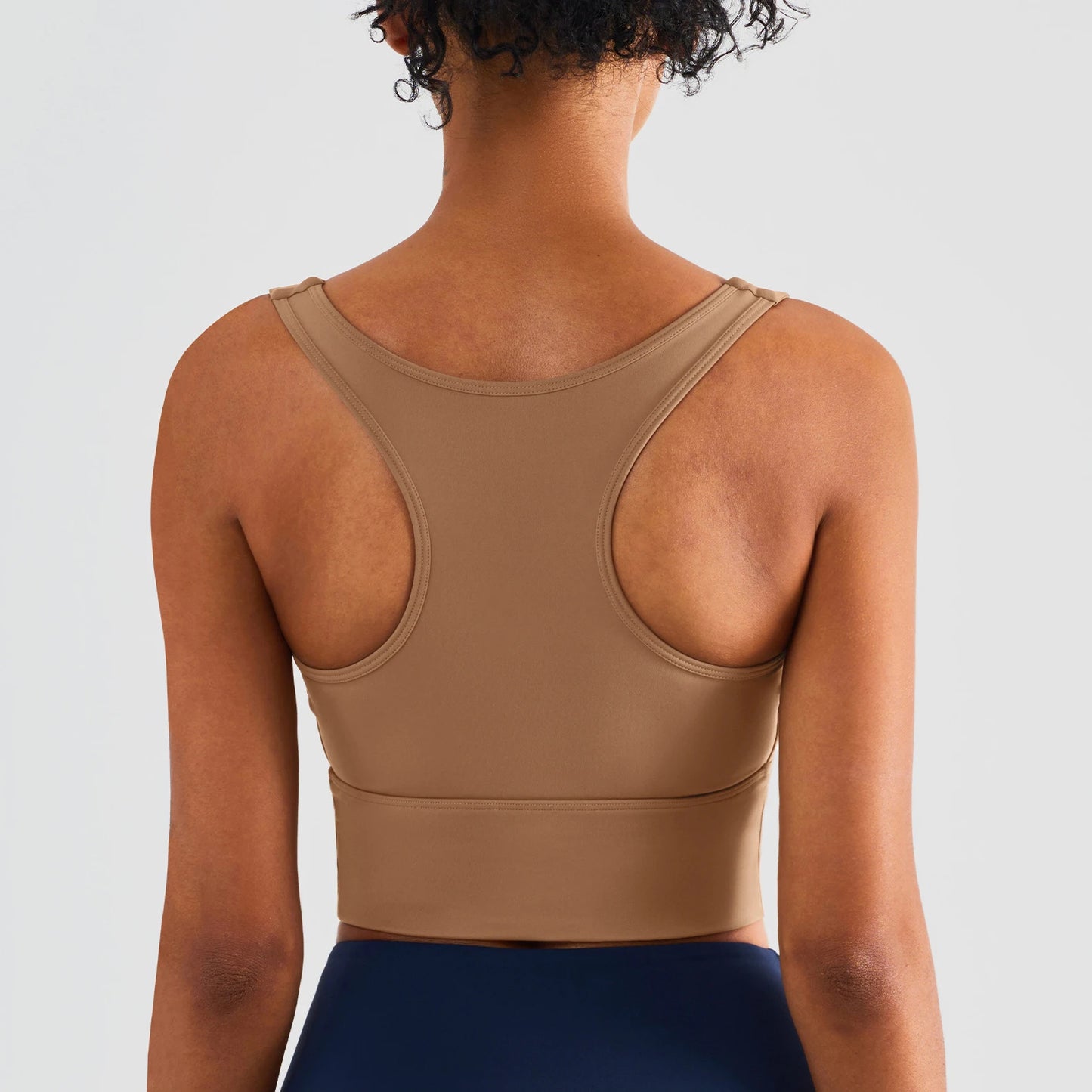 Nylon Sexy Women's Sports Bra Top