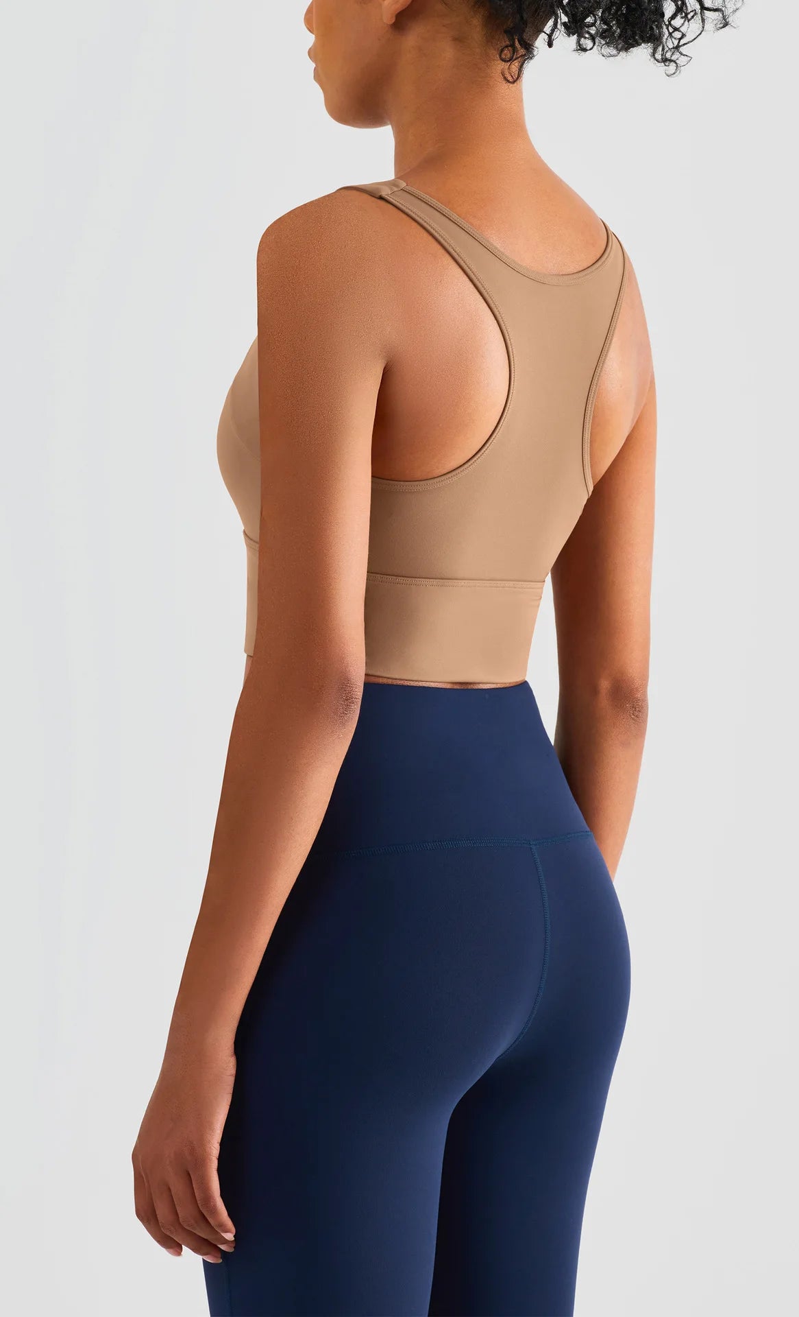 Nylon Sexy Women's Sports Bra Top