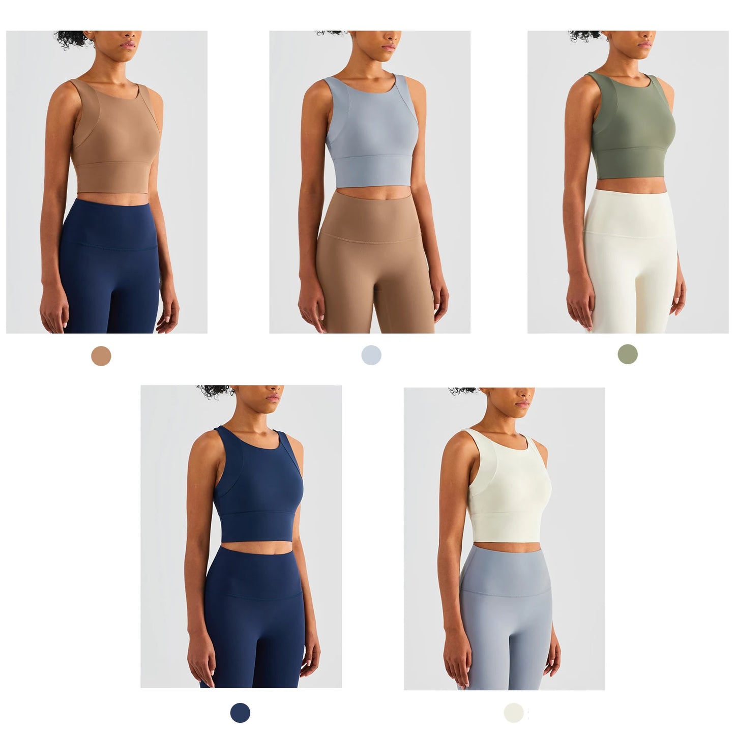 Nylon Sexy Women's Sports Bra Top